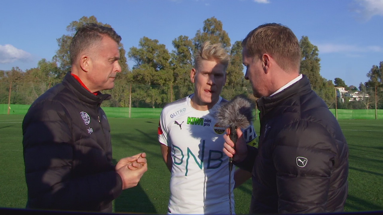 Jakob Glesnes etter kampen mot Krasnodar